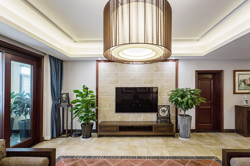 客厅现代中式装修要怎么设计