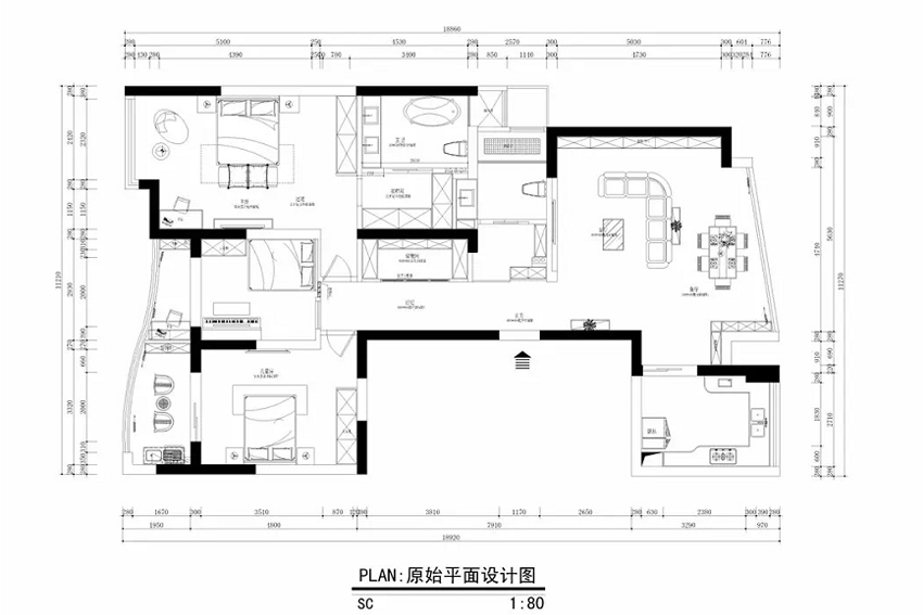 装修案例|锦绣江南装修案例|九鼎装饰锦绣江南装修效果图