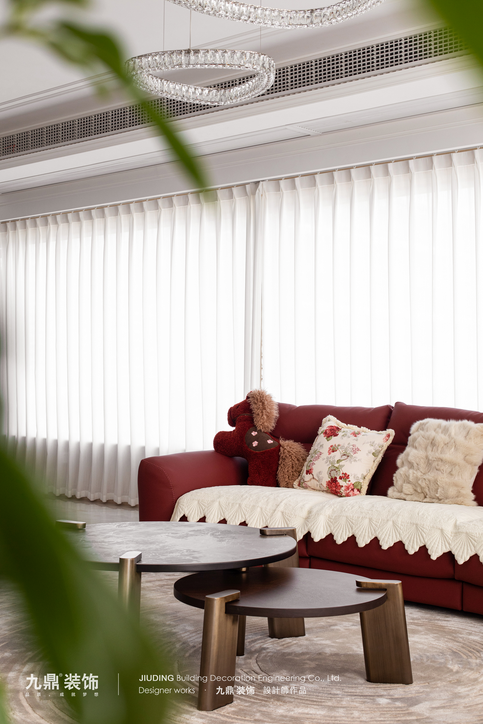 杭州东傲城300㎡轻法式装修案例